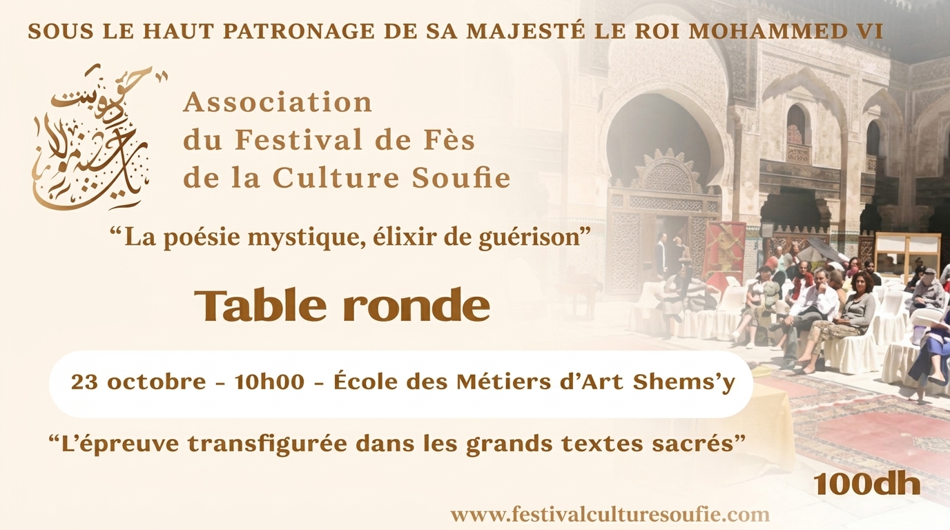 Table ronde : Table ronde : “L’épreuve transfigurée dans les grands textes sacrés”