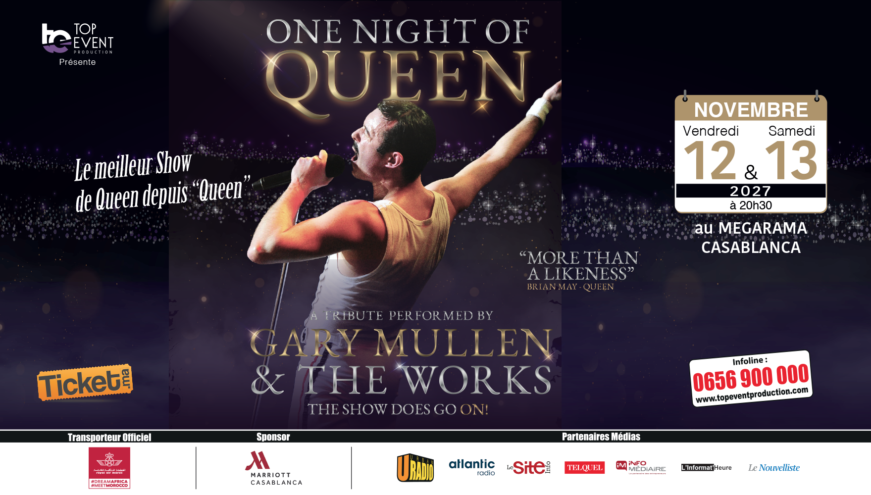 ONE NIGHT OF QUEEN 13/11 